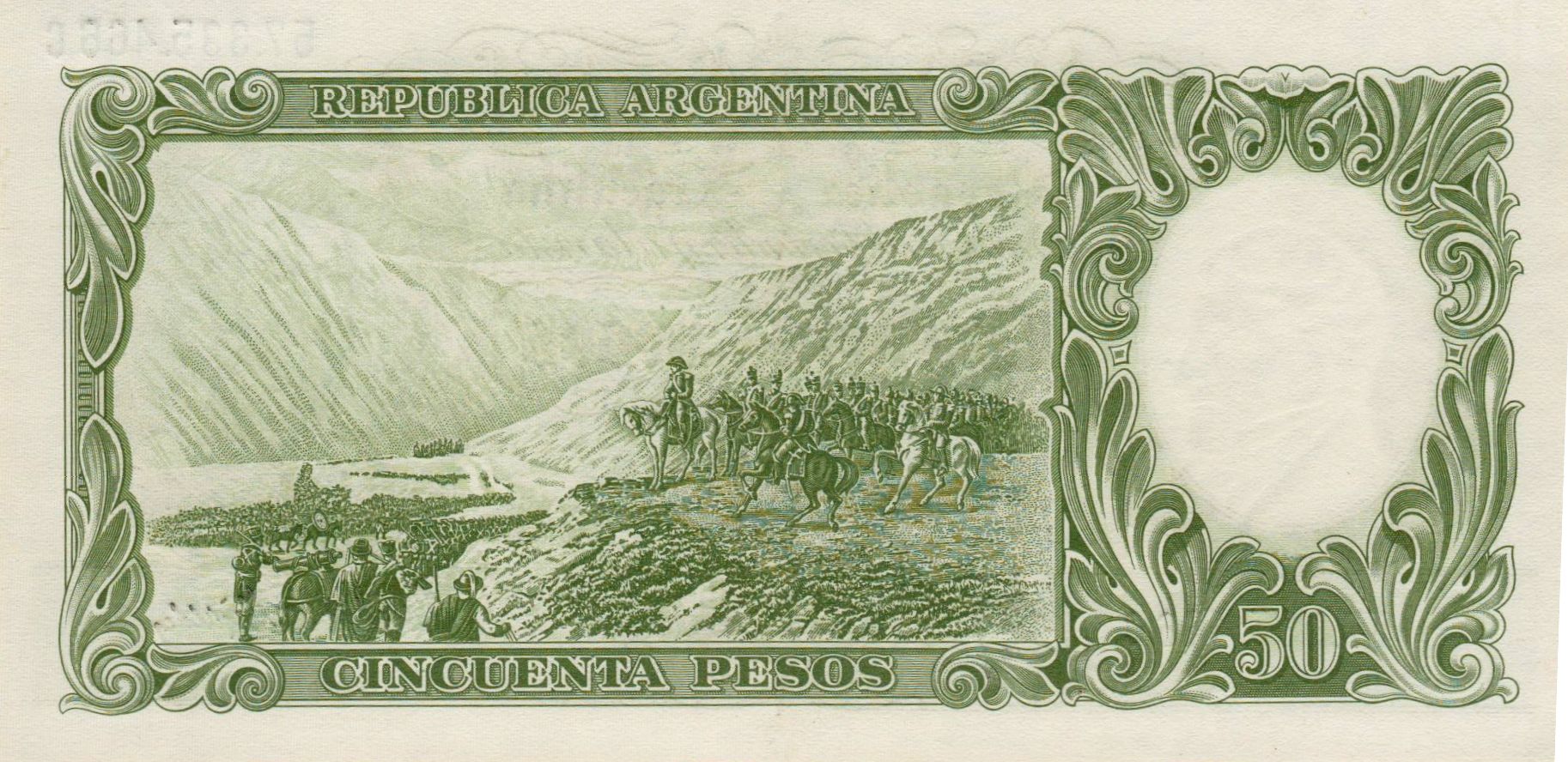 Argentina 50 1954 UNC P-271/10